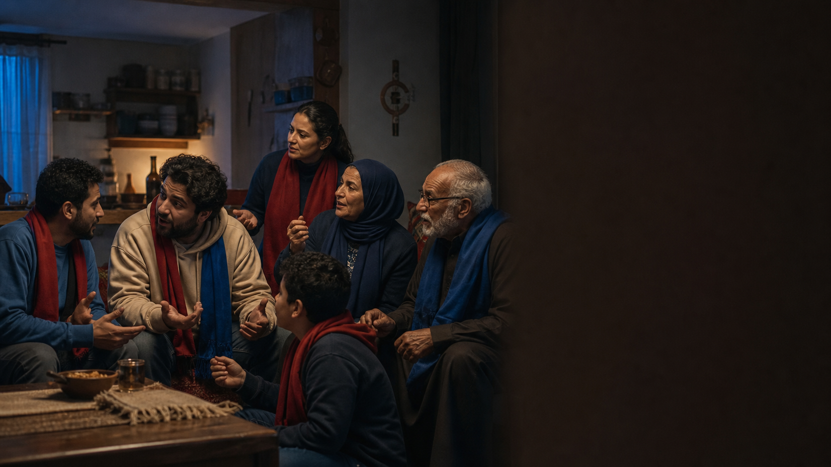 عائلة عربية تستعد لديربي المدينة بينما تبقى المباراة خارج الكادر